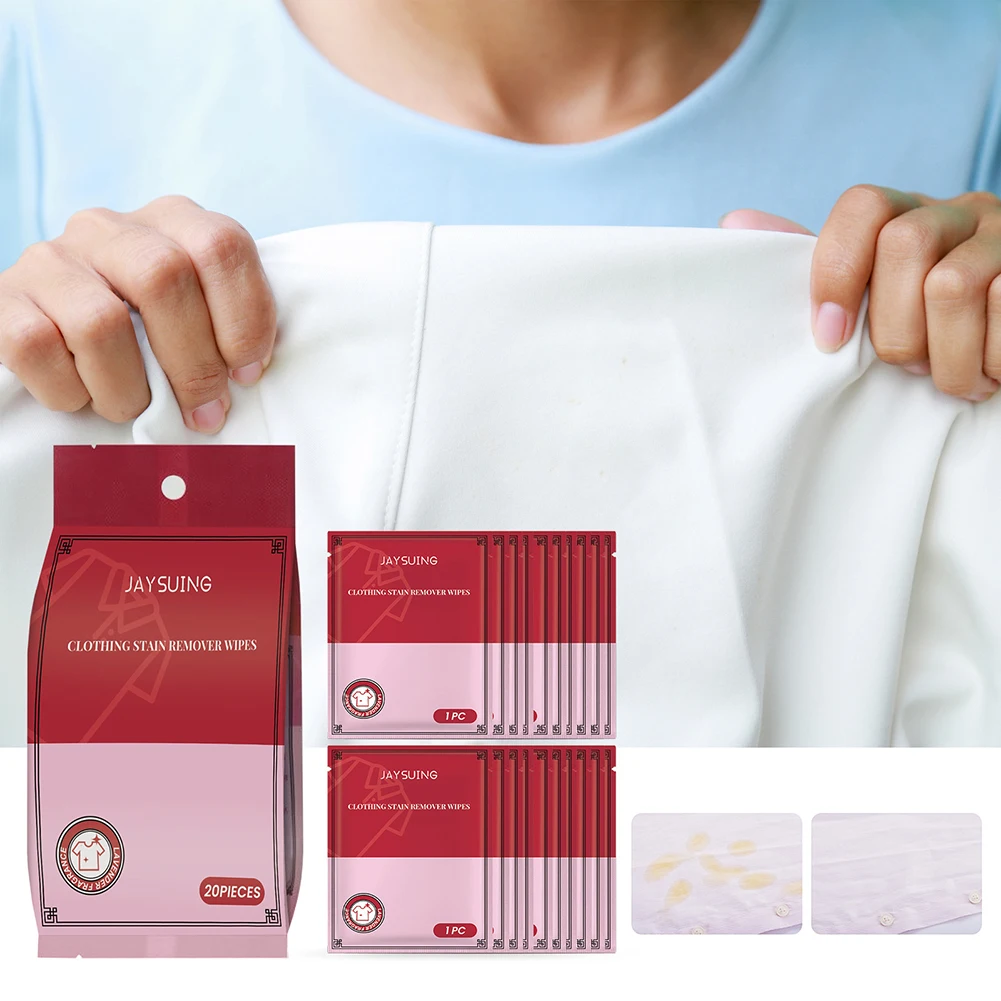 Wet Tissue Stain Remover Wet Wipe Individual Wrapped Cleaning Wipe Portable Emergency Stain Remover For Indoor Outdoor Wipes 물티슈