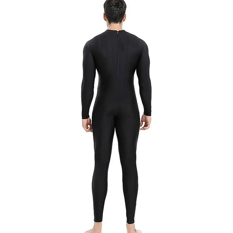 Homens Nylon Spandex Zentai Traje de Dança, Manga Comprida, O-pescoço Dancewear, Halloween Festival Fatos Cosplay, Adulto, Plus Size