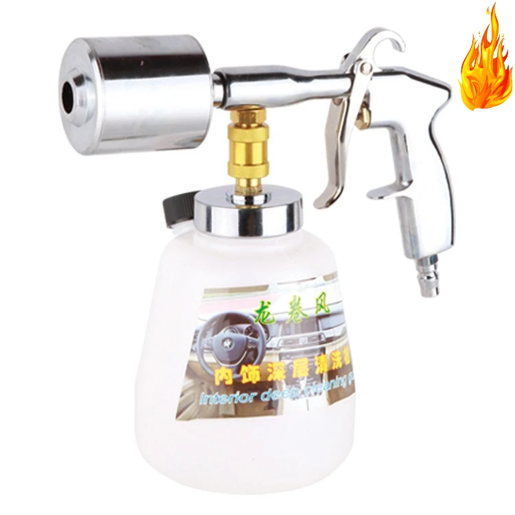 

Пистолет для чистки салона Tornado, пневматический инструмент для детализации автомобиля для обивки крыши, пистолет-распылитель с воздушным питанием