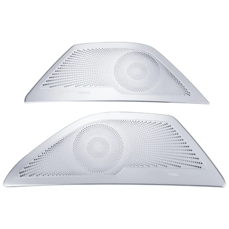 For BMW 5 Series F10 F11 2011-2016 Stainless Steel Cars Front Door Stereo Panel Speaker Decorative Cover Interior Accessories - view 5