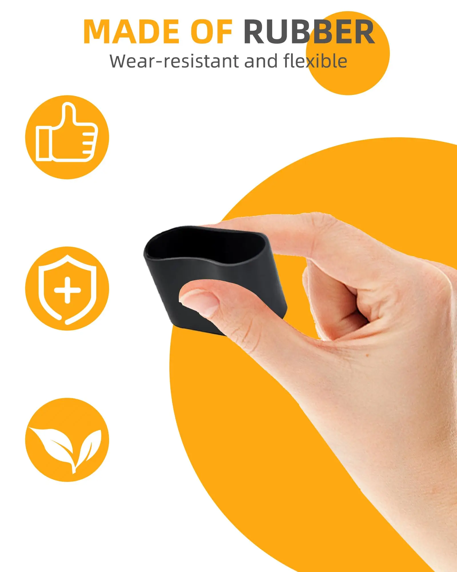 24 шт./компл. защитные колпачки оптимальный пол и шумоподавление с прочной и простой сборкой для использования в помещении черный 20X40 мм