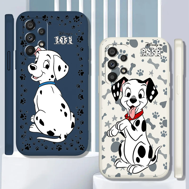 101 Dalmatians Love Liquid Rope For Samsung A53 A52 S A33 A32 A51 A71 A21S A13 A73 A50 A72 A23 A12 5G Cover Phone Case