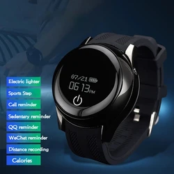 Sports Bracelet, Smart Watch, Cigarette Lighter, Metal Outdoor Windproof Portable Tungsten Wire Electric Lighter, Men's Gifts