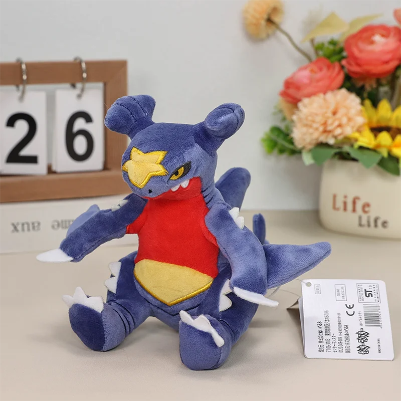 

TAKARA TOMY Pokemon Galarian Garchomp Shark Fish 6" Plush Soft Toy Pokémon Switch Cartoon Game Stuffed Animal Dragon Doll