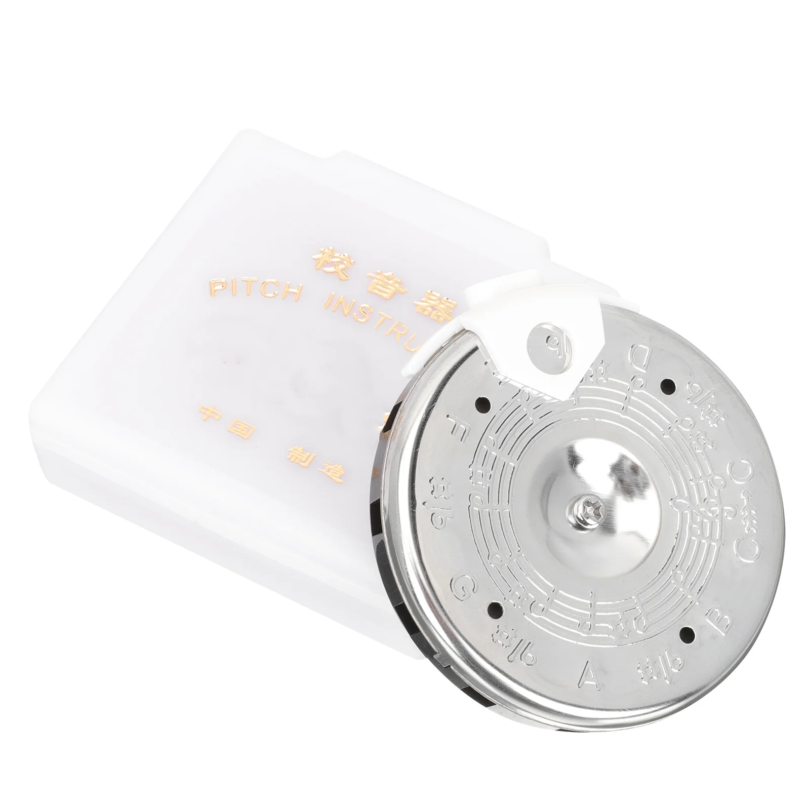 

1Set Erhu Tuner Thirteen Pitch Pipe Disc Mouth Rotary Tuning Tool Accurate Pitch for Chorus Teachers Singing Sight