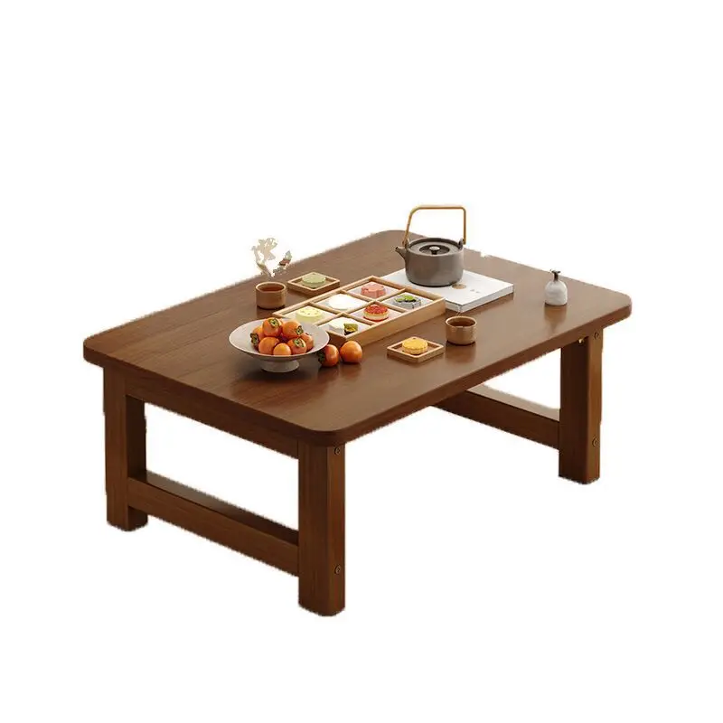 

Japanese bay window small table solid wood folding bedroom household kang table tatami tea table balcony dormitory study