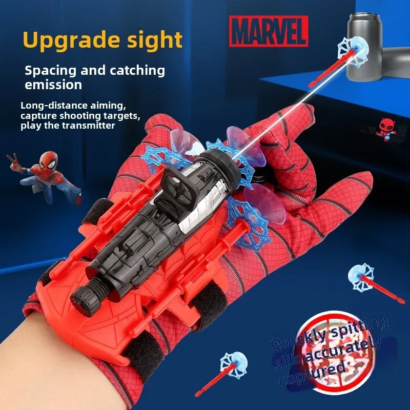 

Disney Spider-Man Spider Launcher Action Anime Figures Toy Cool Cartoon Spider Launcher Interest Cosplay Toys Gifts for Children