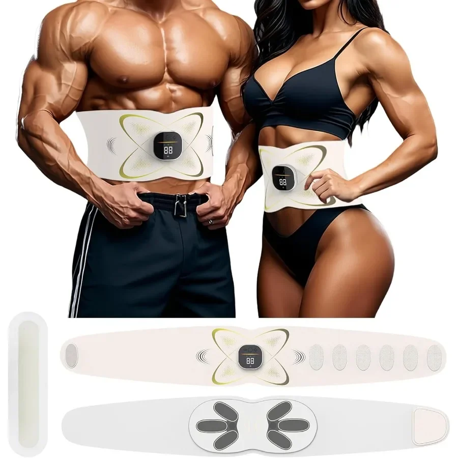 

Abs Sculptor Ab Toning Belt with Heating Pad for Stomach Cellulite Removal Fat Burning ab Toner Machine for Belly Exercise Smoo