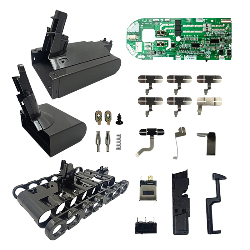 Caja de batería de litio para aspiradora V11, placa de circuito de protección de carga PCB para Dyson 25,2 V SV14, completa, absoluta y esponjosa