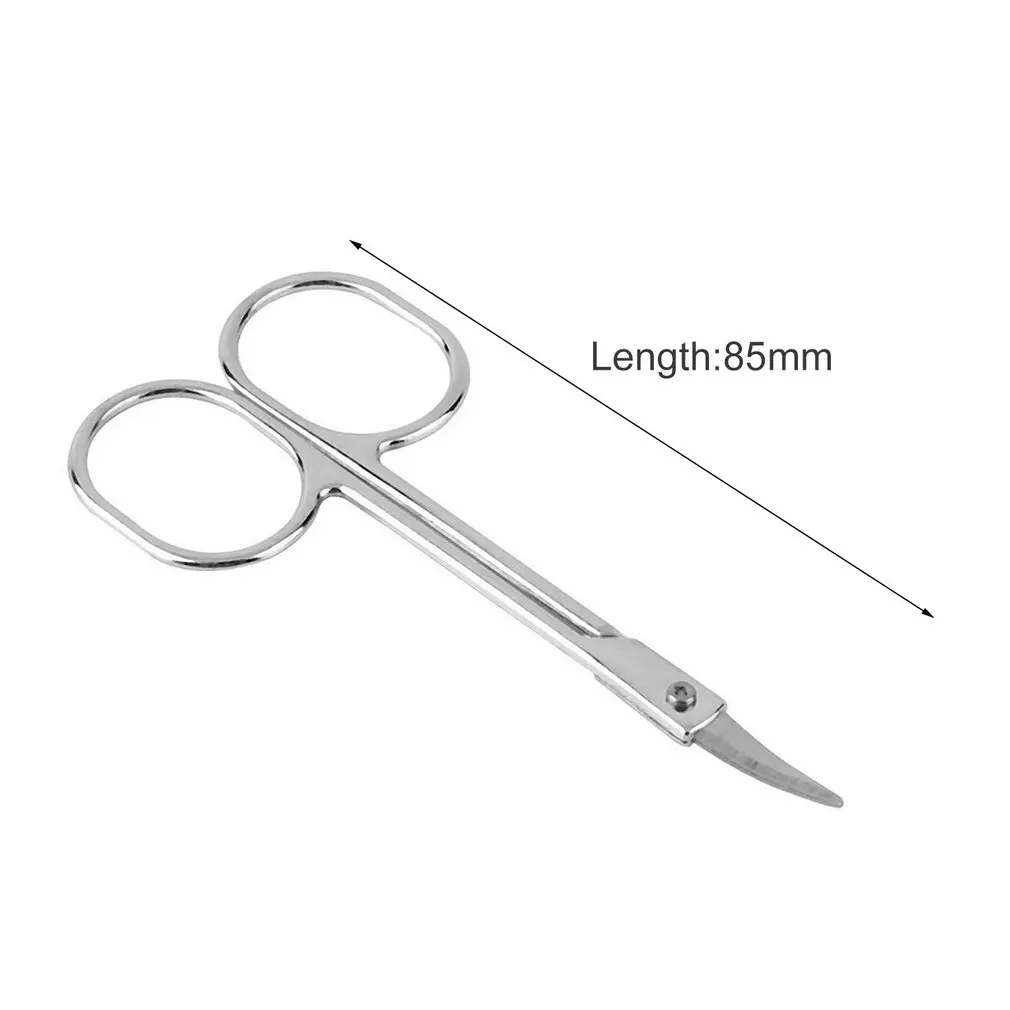 Stainless Steel Curved Tip Thin Blade Cuticle Scissors Nail Clippers Trimmer Dead Skin Remover Manicure Tools Make-up Tool