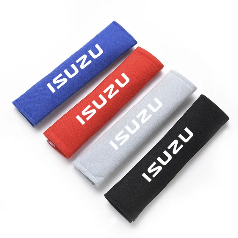 2Pcs Car Safety Belt Shoulder Cover Pad Plush Seat Belt Shoulder for Isuzu D-MAX D MAX Dmax I II WFR VAN NFR Auto Accessories