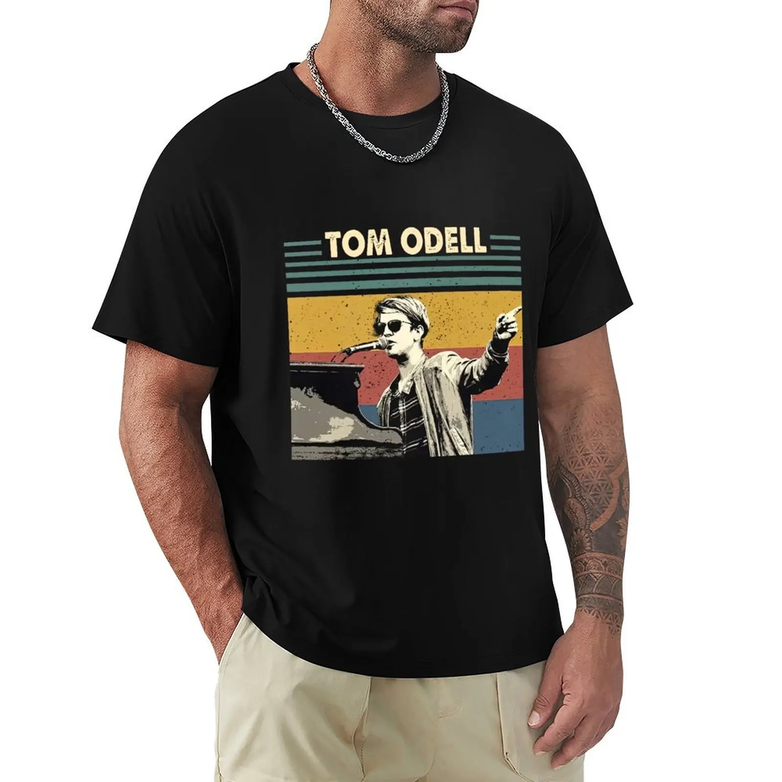 

Tom Odell Vintage retro T-Shirt Blouse anime mens graphic t-shirts pack