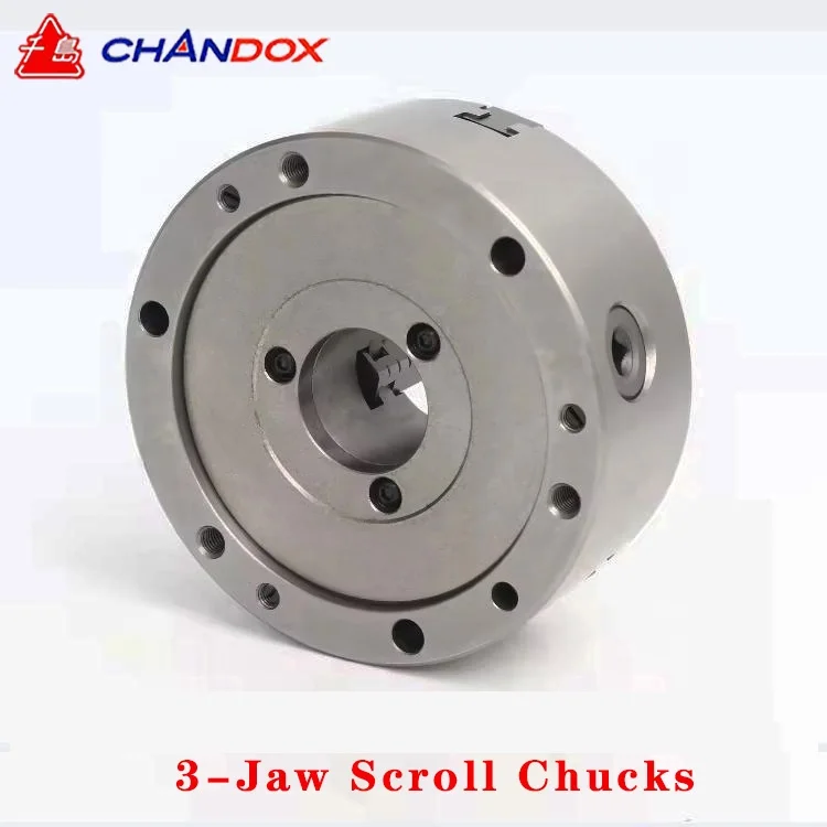 Taiwan CHANDOX 6-inch Manual Chuck SC-6 CHANDOX 3 Jaw Lathe Chuck Self-centering Chuck SC-3 4 5 6 7 8 9 10 12