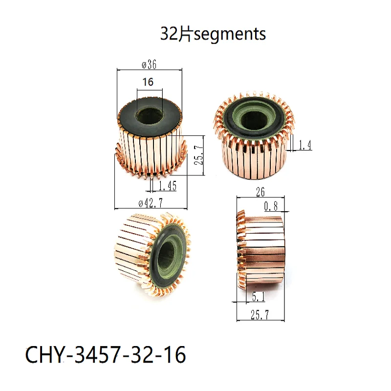 

36*16*25.7*32P Chy-3457-32-16Suitable for Motor Reverser Rectifier Copper Head