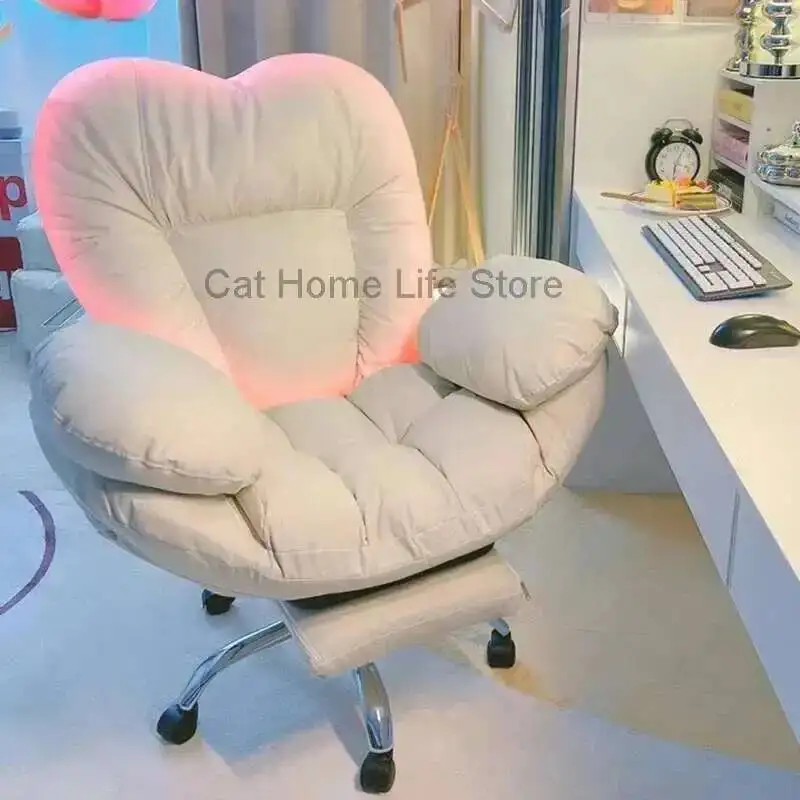 Office Lightweight Chair Vanity Salon Desk Patio Mobile Living Room Bedroom Office Chair Luxury Silla Oficina Home Furniture