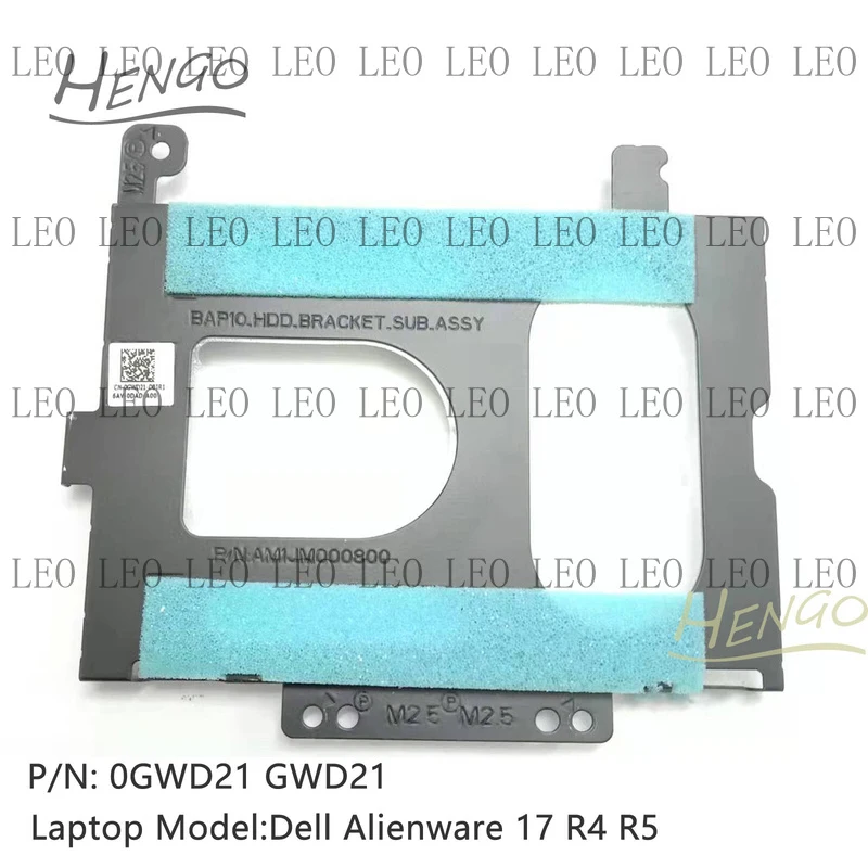 SS  New 0GWD21 GWD21 For DELL ALIENWARE 17 R4 R5 Hard Drive Caddy HDD Bracket Tray