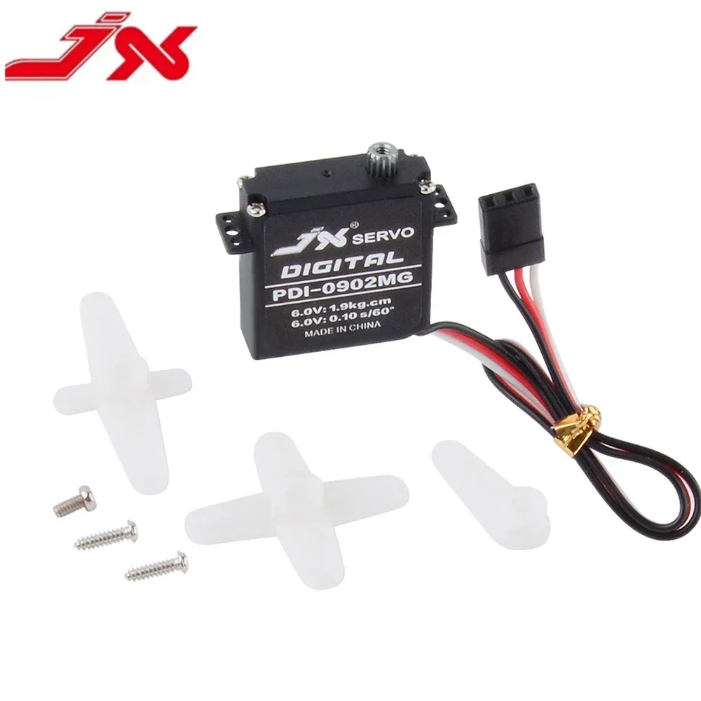 JX PDI-0902MG-Servo estándar Digital de alto Torque, 9,4g, 2,6 kg, para avión teledirigido, Robot y helicóptero