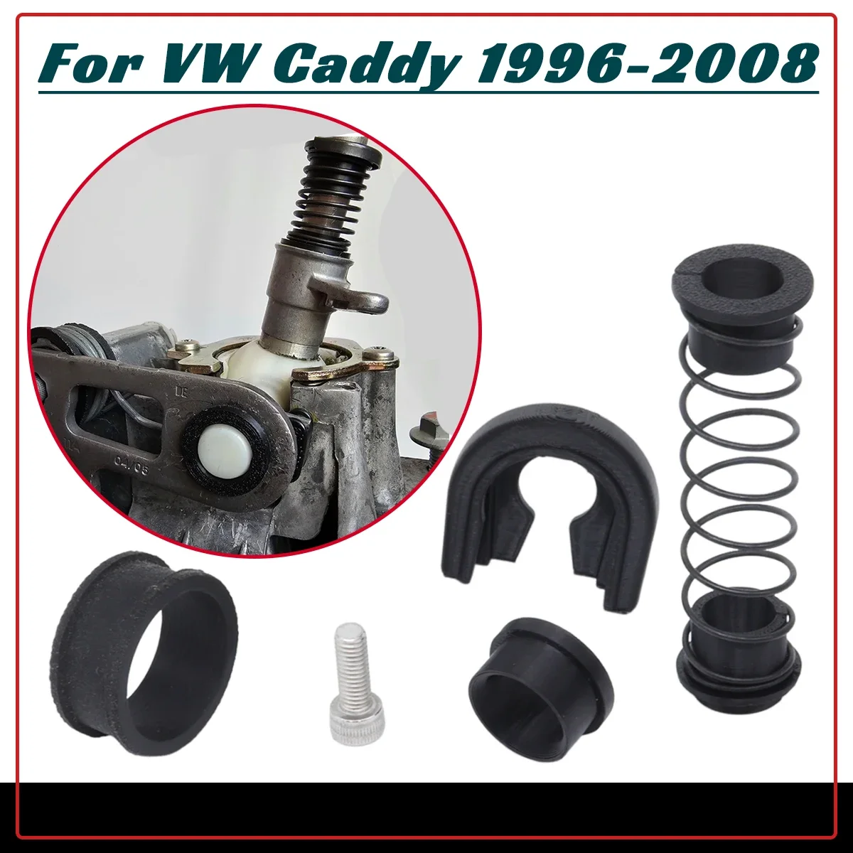 

Upgrade Gearbox Repair Kit for VW Caddy 1996-2008 Manual Trans Shifter First Gear Getter Lever Change Selector Linkage Bushing