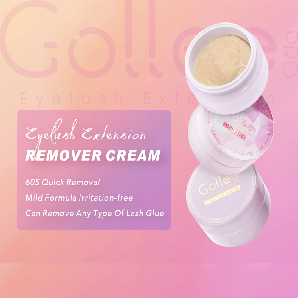 

Gollee Eyelash Extension Glue Remover 60S Quickly Dissolves To Remove Eyelash Extensions Without Damaging Natural Eyelashes
