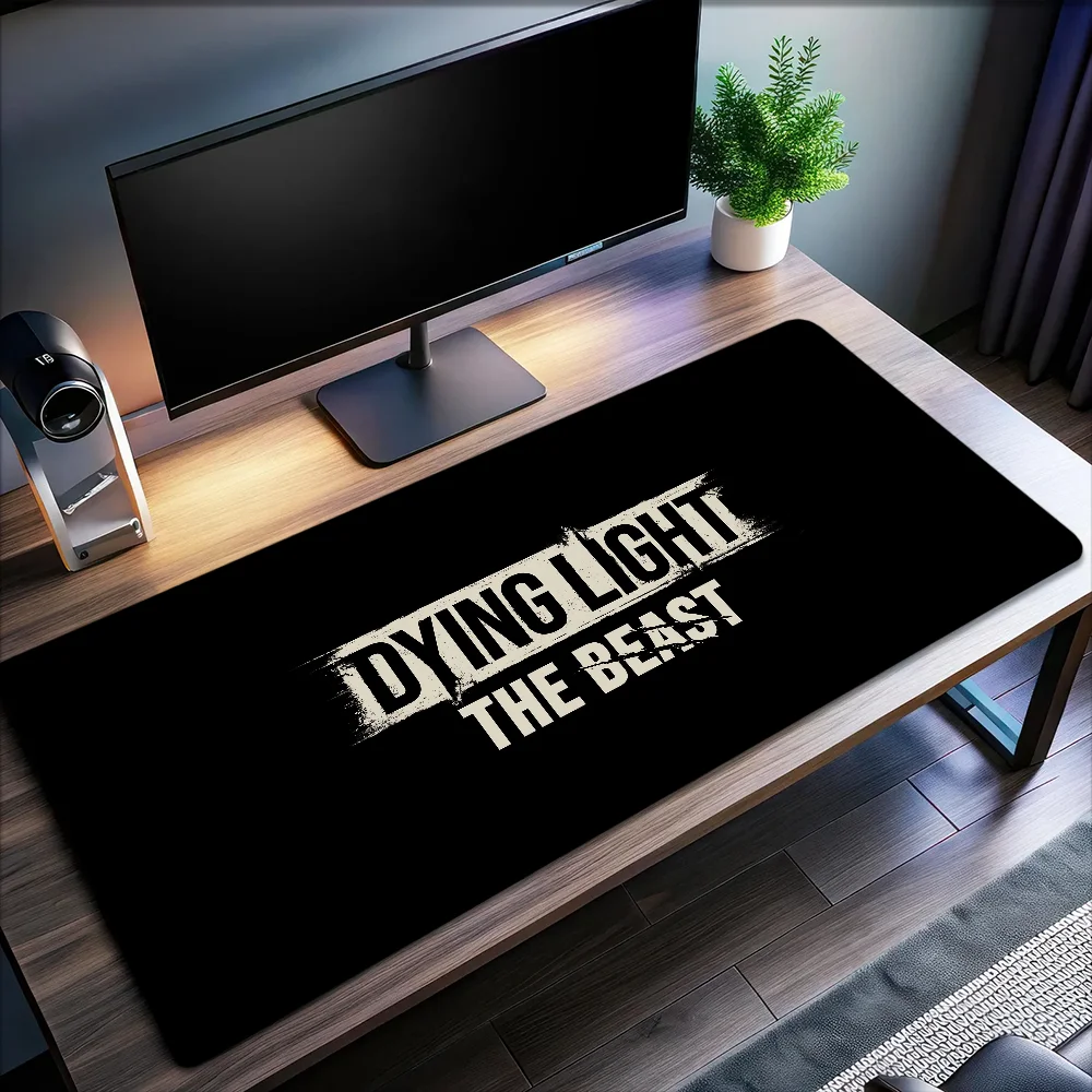 لعبة D-Dying Light The Beast Mouse Pad غير قابلة للانزلاق سميكة كبيرة للكتابة Lockedge مكتب طالب الألعاب وسادة ماوس