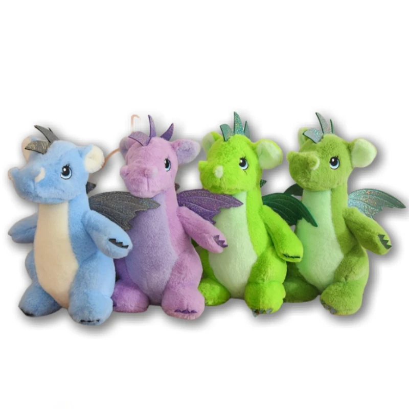 ตุ๊กตาของเล่นตุ๊กตามังกรยัดไส้รูปไดโนเสาร์บินได้เทอโรซอร์ตัวเล็กมังกรบินได้เป็นของขวัญวันเกิดของเด็กผู้ชาย