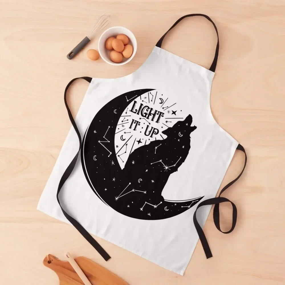 Light It Up - Crescent City Apron Teacher New year's christmas kitchen Apron