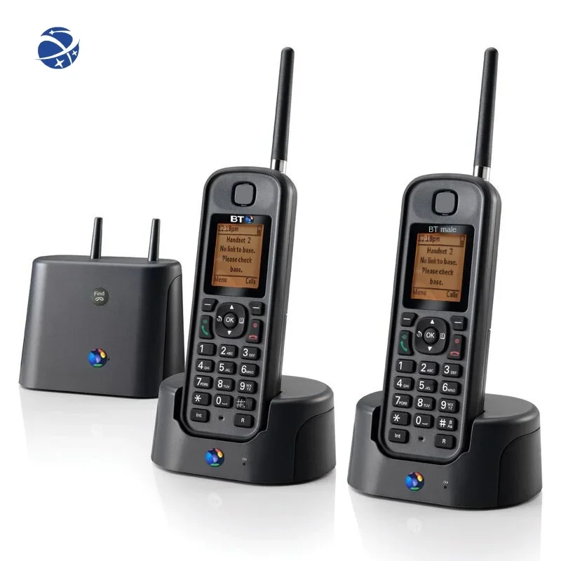 

1K long-distance digital cordless phone cordless telephone and base dual-machine split wall hanging Villa room duplex room