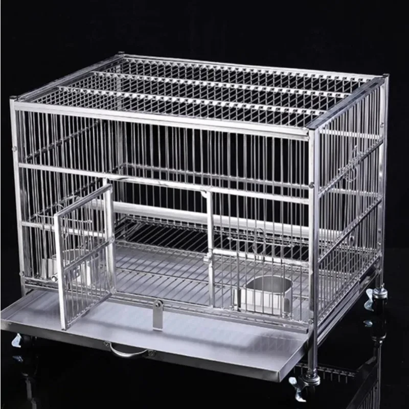 Laying Breeding Bird House Outdoor Stainless Steel Protective Bird Perches Shelter Quail Casas Y Habitats Decorative Home Cages