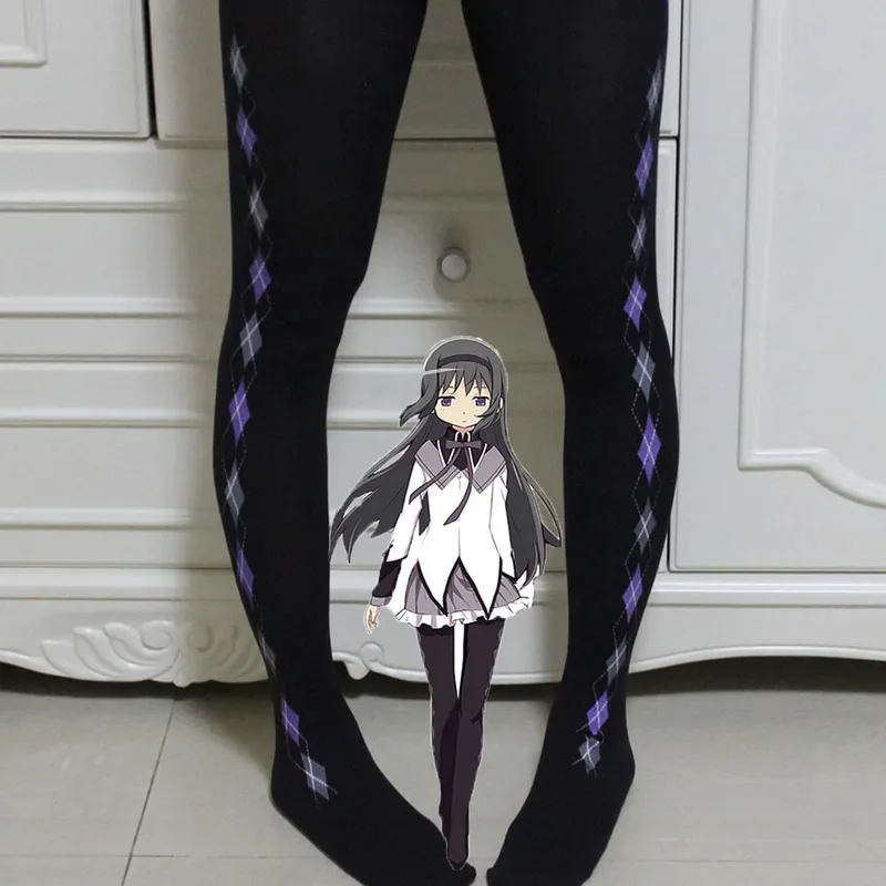 

Новый Puella Magi Madoka Magica Akemi Homura косплей оригинальные чулки костюм для выпускного вечера Homura Akemi носки для косплея CXDGGJ2025