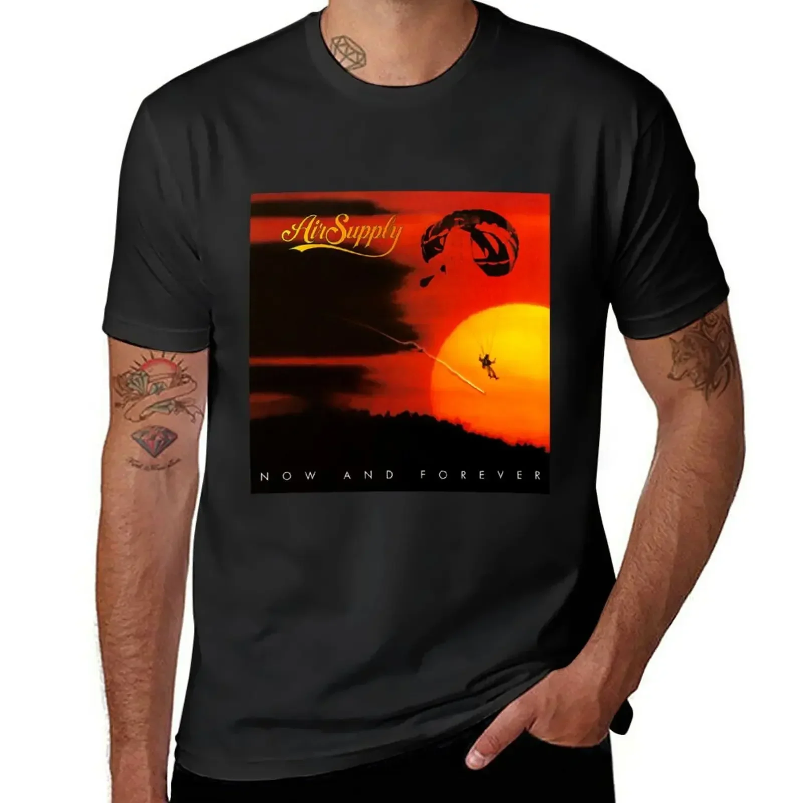 Air Supply now and forever T-Shirt summer clothes for a boy mens t shirt graphic