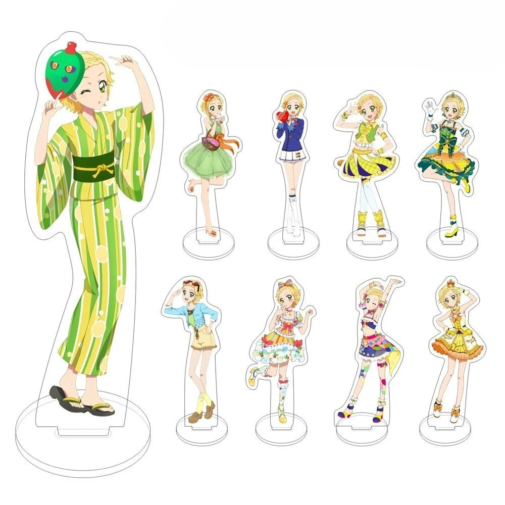 

Aikatsu！acrylic Stand Figure Hoshimiya Ichigo Kiriya Aoi Anime Peripherals Fashion Originality Delicate 15cm Desktop Ornament