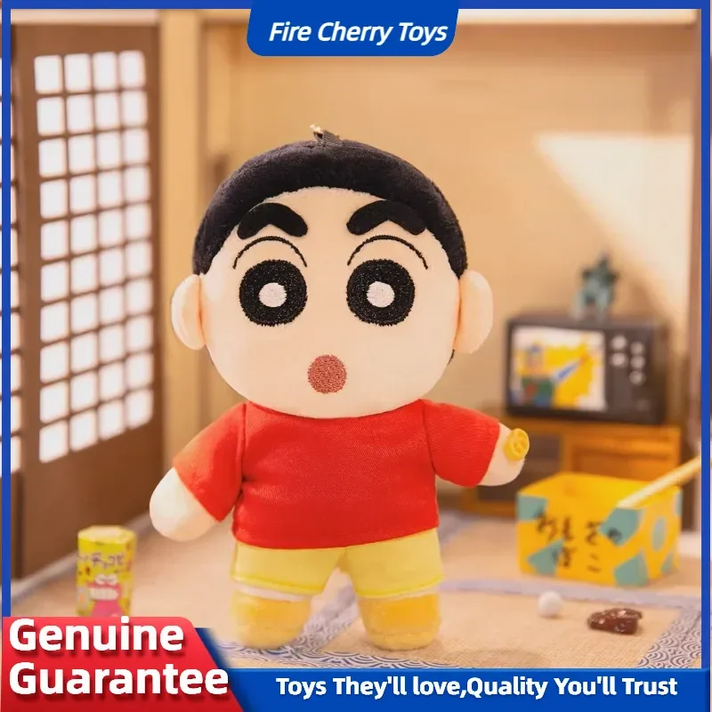 Porte-clés en peluche Crayon Shin-Chan, joli sac à dos, poupée à breloques, personnage de dessin animé Kawaii, cadeau pour enfants filles, nouvelle collection