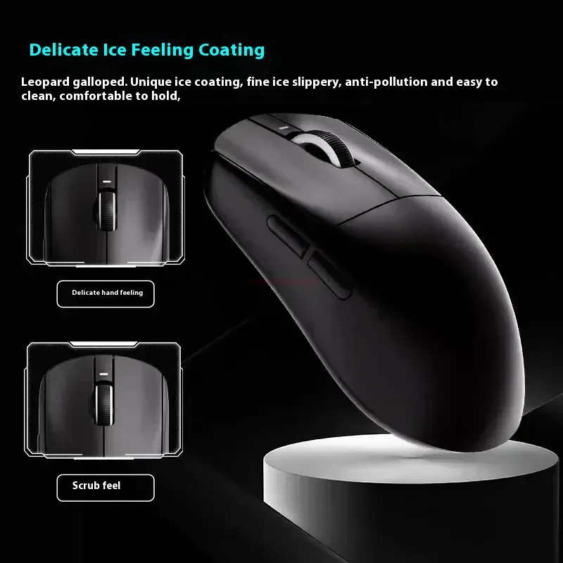 VXE R1 Pro Tri-Mode Usb Wired+Bluetooth+Wireless E-Sports Game Mouse Paw3395 Office Long Battery Durable 16000dpi Peripheral