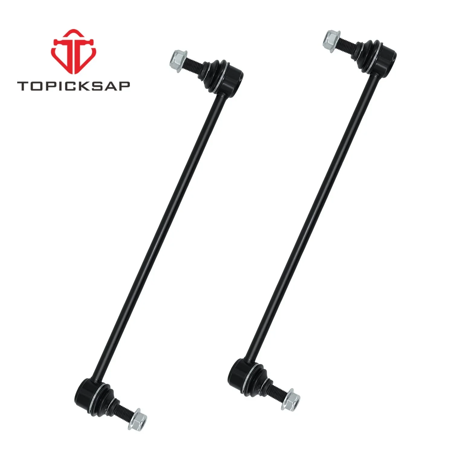 TOPICKSAP 2Pcs Front Sway Bar End Link for Hyundai Santa Fe/Kia Sorento/Veracruz 2007-2013 K750204 K750205