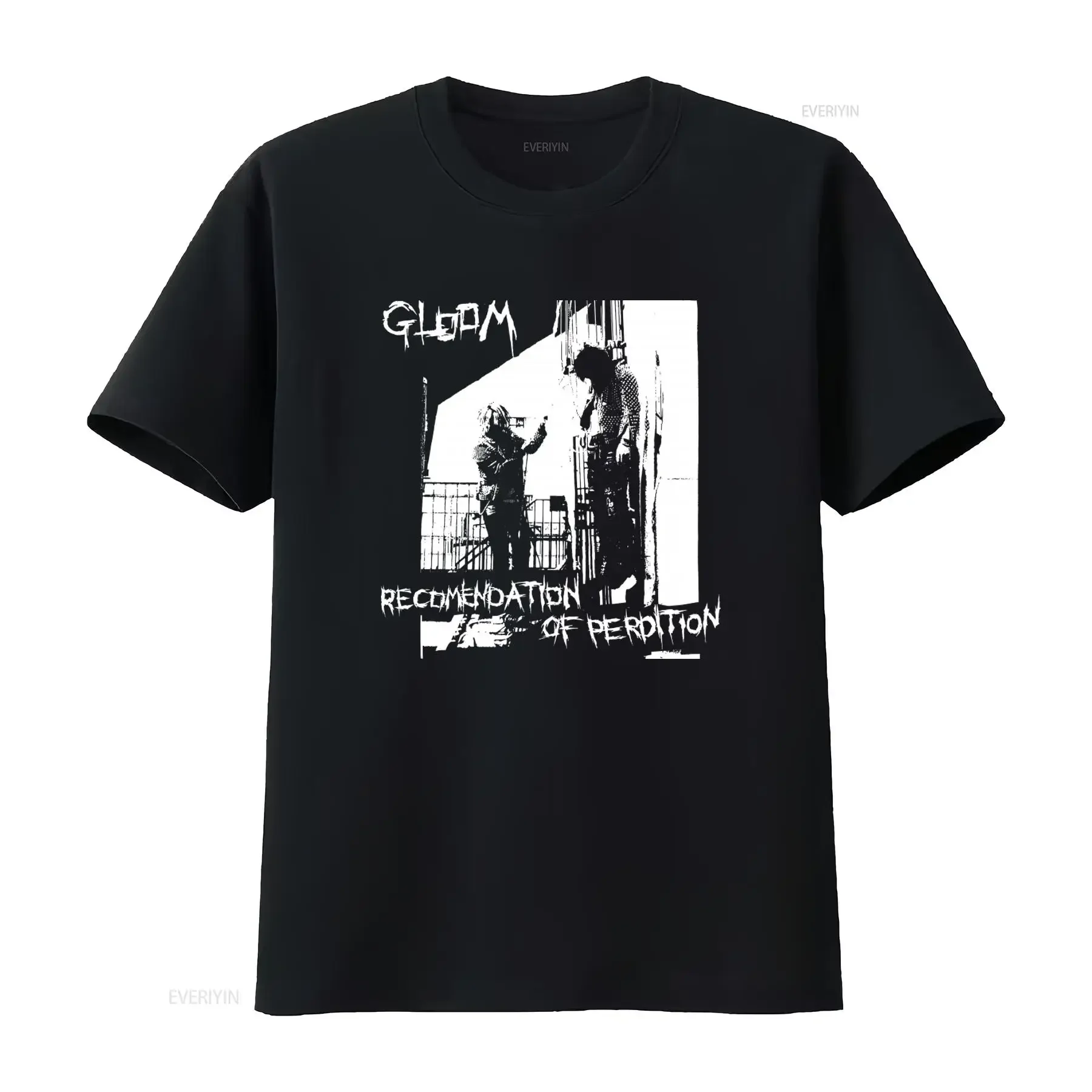 Gloom Punk Crust T Shirt Disclose GISM Design Ideal for Rock Fans vintage Washed Soft Slightly Versatile Stylish