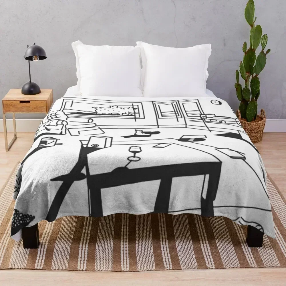 

hippo campus / landmark Throw Blanket Ultra Plush Cozy Blanket for Napping Sleeping