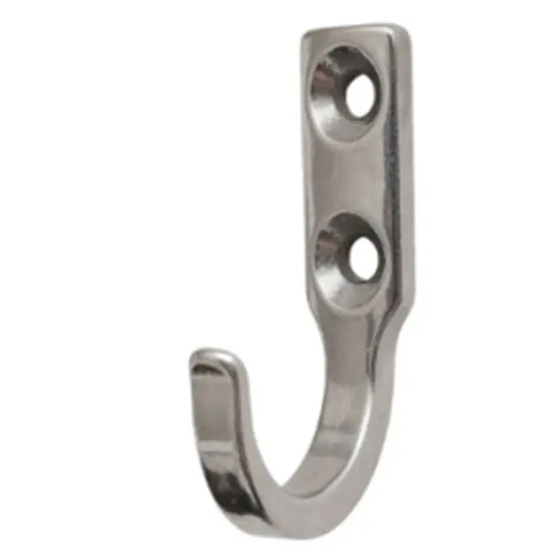 NEW HOT In Stock-4 PCS Stainless Steel Hooks Stainless Steel Solid Single Hook Coat Hook