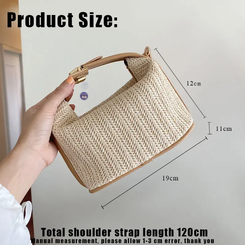 YoReAi 2022 Fashion Handmade Woven Bag Luxury Leather Shoulder Bags Lady Crossbody PU Snap Fastener Handle Casual Handbag