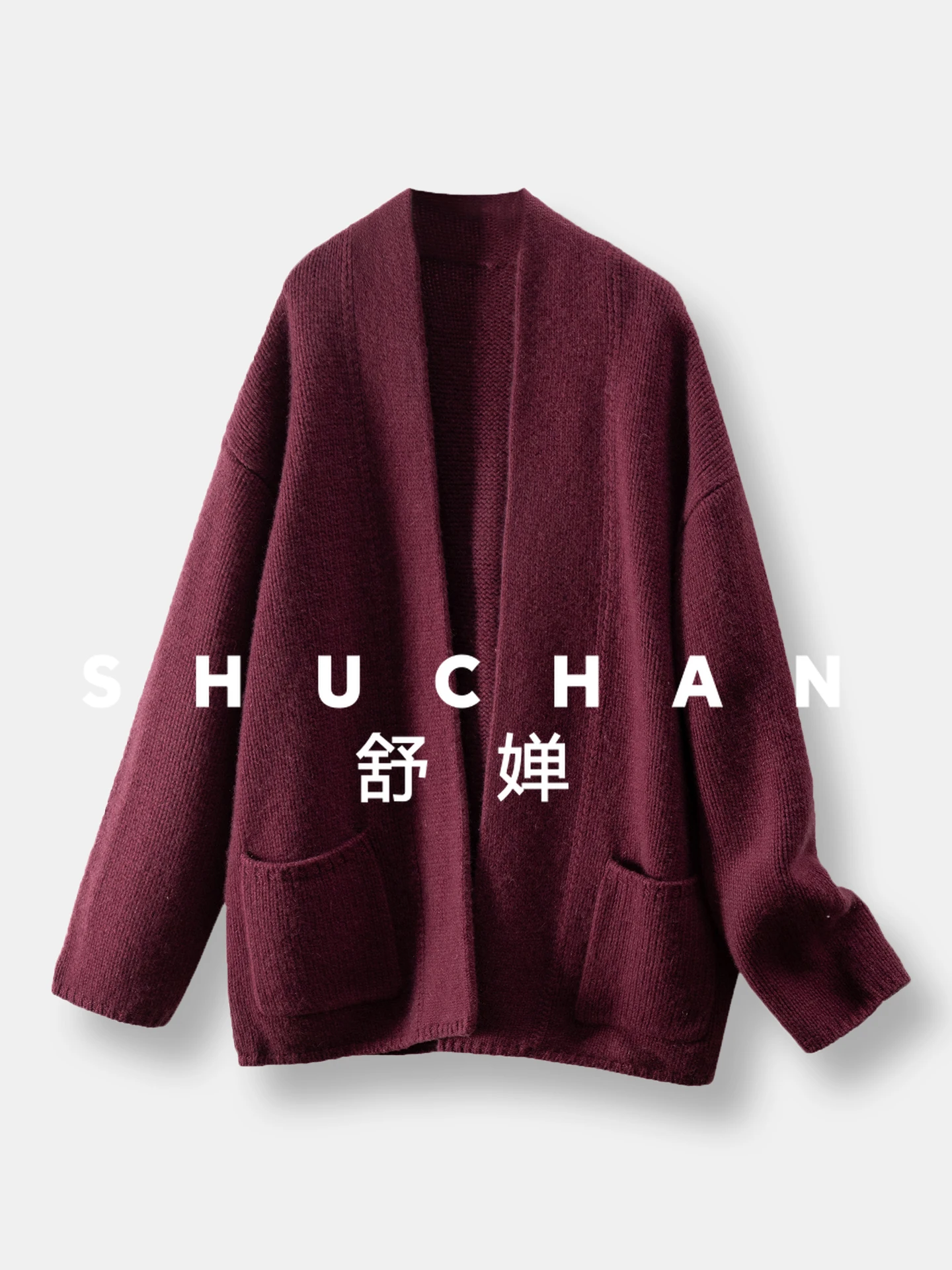 

600g Simple 100 Cashmere Sweater Buttonless Cardigan Shawl 01J4 Casaco Feminino Long Sleeve Top korean fashion