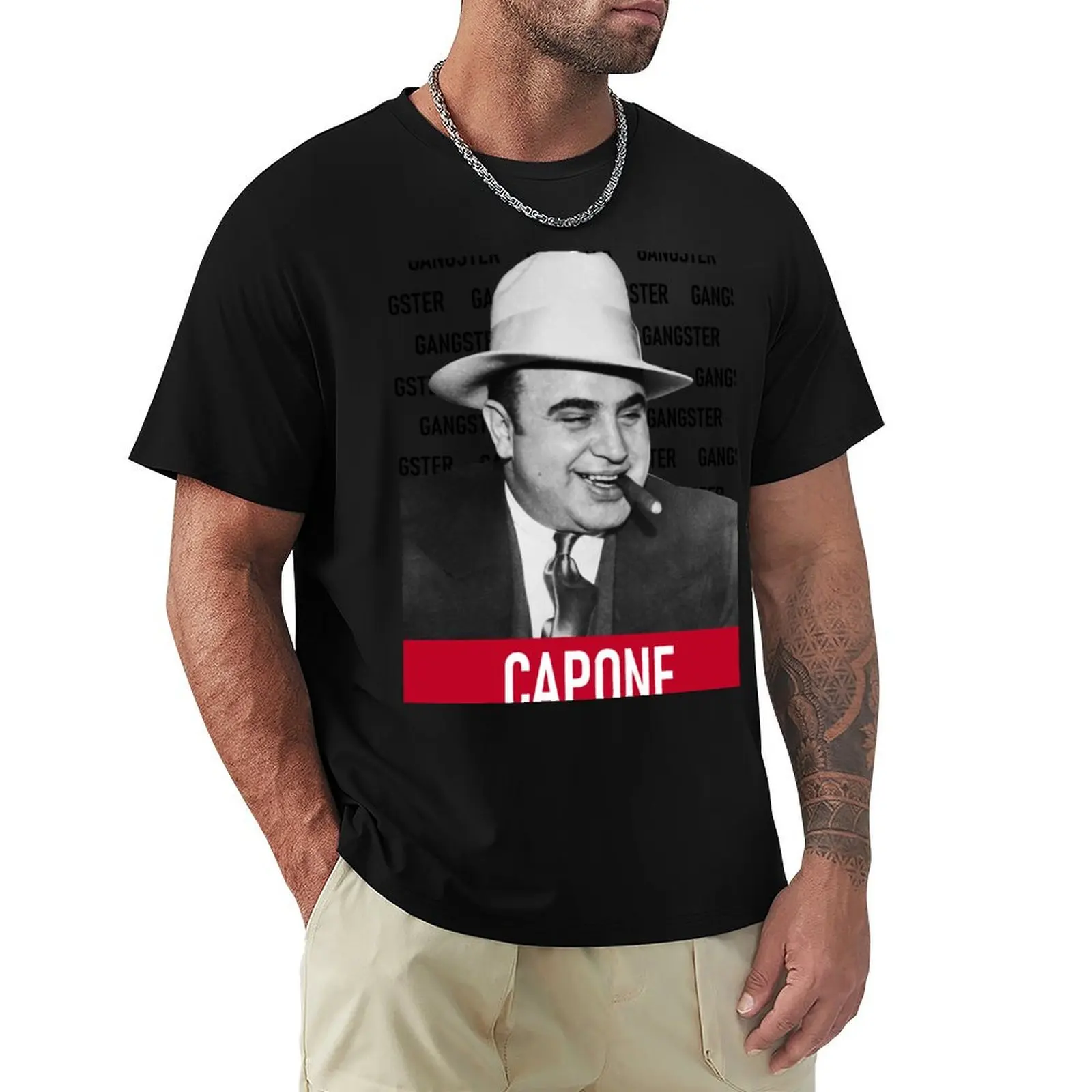 

Al Capone T-Shirt blanks new edition oversized t shirts for men