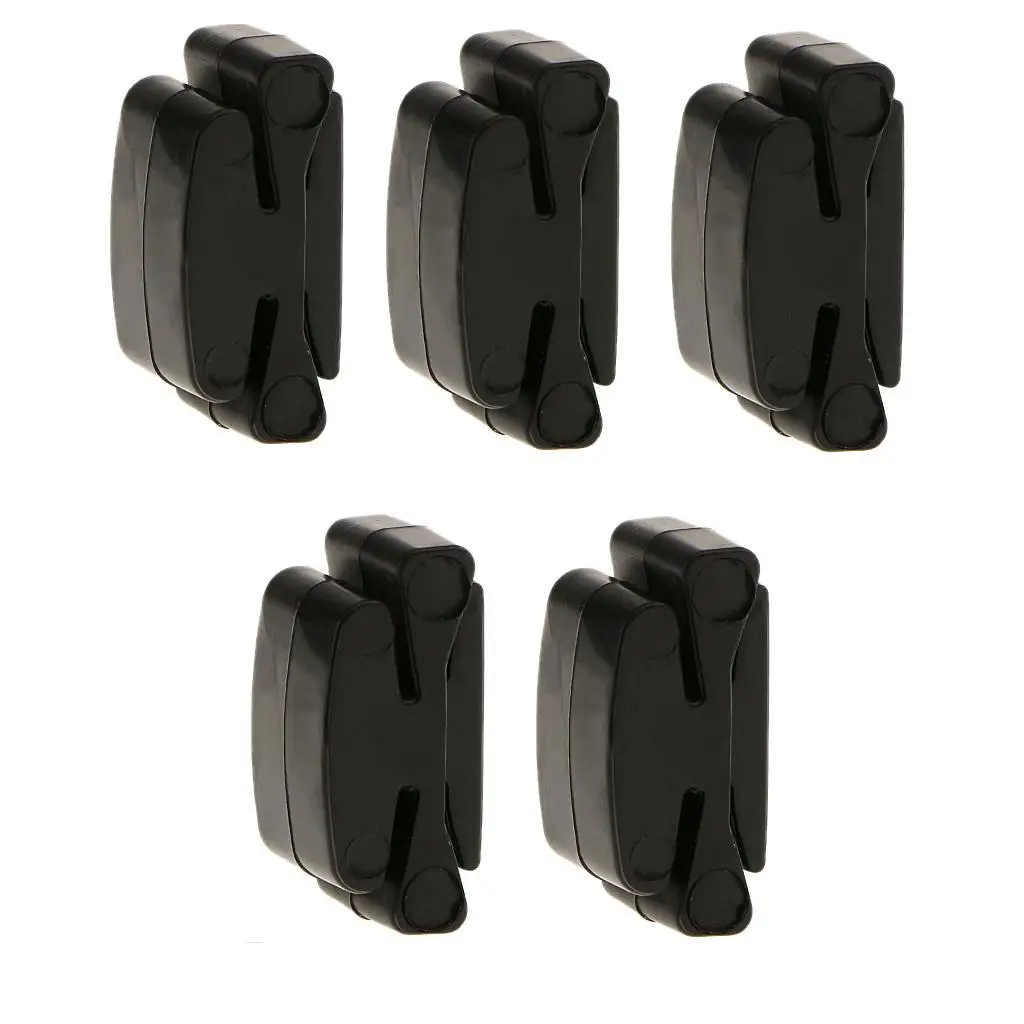 5-6pack 5pcs Guitar Rubber String Picks Plectrum Holder Clamp Clip