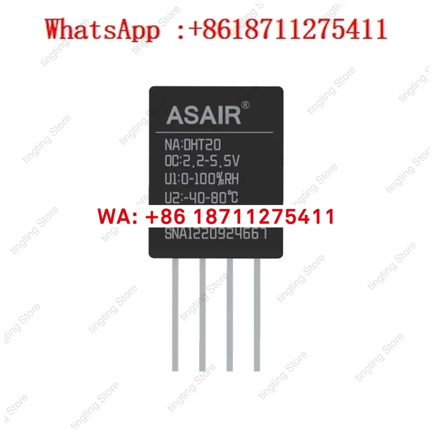 10 PCS  DHT20 temperature and humidity sensor IIC digital signal output humidity sensing module DHT11 HDS10