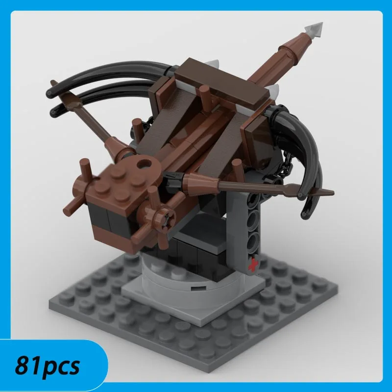 

H4Spot MOC-163492 medieval weapon building blocks castle building decoration cold weapon crossbow model toy ornaments gift