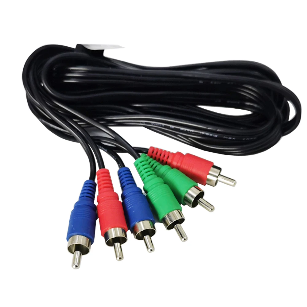 Component Video cable 3-RCA Male to 3RCA Male RGB Ypbpr Component Video Cable for Samsung LG Sony HDTV DVD STB