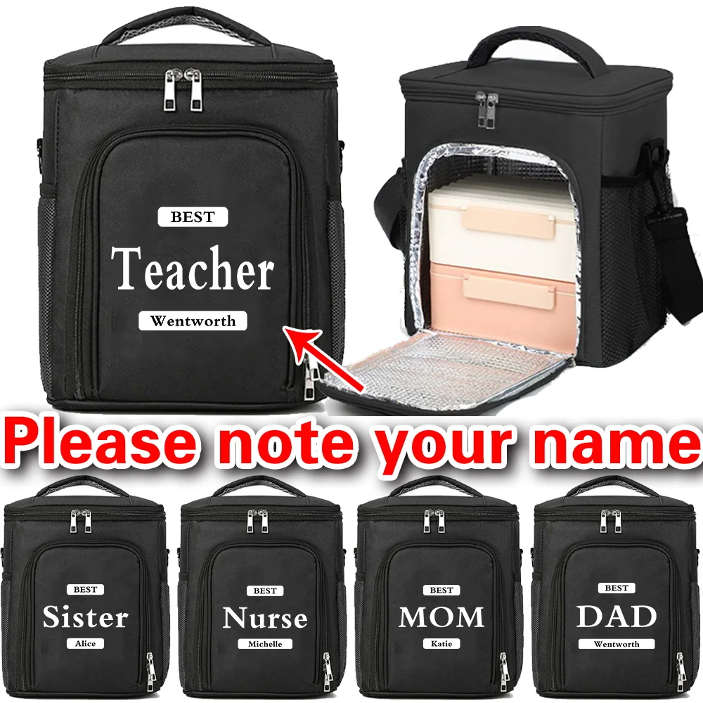 

Персонализированная индивидуальная изолированная сумка для ланча, красное вино, пиво, холодильник, сумка на плечо, контейнер для еды для кемпинга