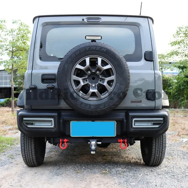 Picture 4: For Suzuki Jimny 2018+ Black Electrophoretic Rear Tow Bar | Heavy Duty 3500kg Tow Hitch | OEM Bolt Pattern Installation