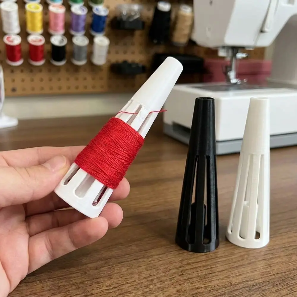 3D Printed Cone Thread Spool Holder Anti-Slip Hollow Cone Thread Spool Stabilizer Stand Anti-Tangle Anti-Wobble