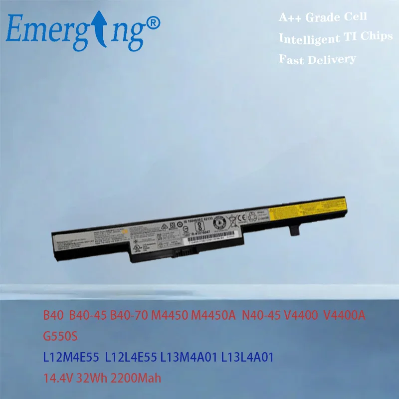 L13S4A01 L13M4A01 L13L4A01  Laptop Battery For Lenovo Eraser B40-70 B50-30 Touch B40 M4450 N40-45 14.4V 32Wh