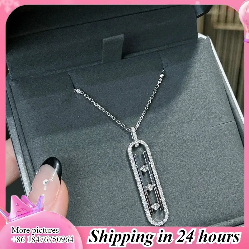 

Воротник mujer de tres diamantes de moda de plata de ley 9255. Диаманте дизайнеры. Регулировка ларьо