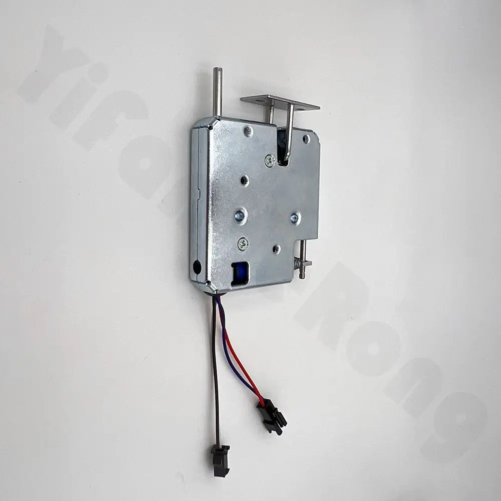 กลอนล็อก kunci kabinet ไฟฟ้าขนาดเล็กสำหรับประตูตู้ควบคุมไฟฟ้ากระแสตรง12V ล็อกเกอร์ไฟฟ้าพร้อมสัญญาณป้อนกลับ